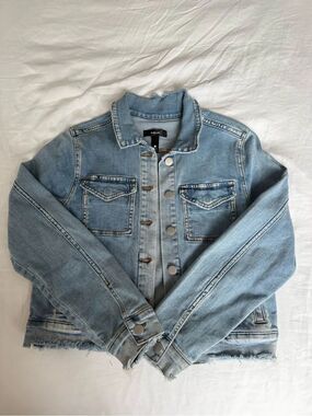 Aqua Light Blue Denim Jacket